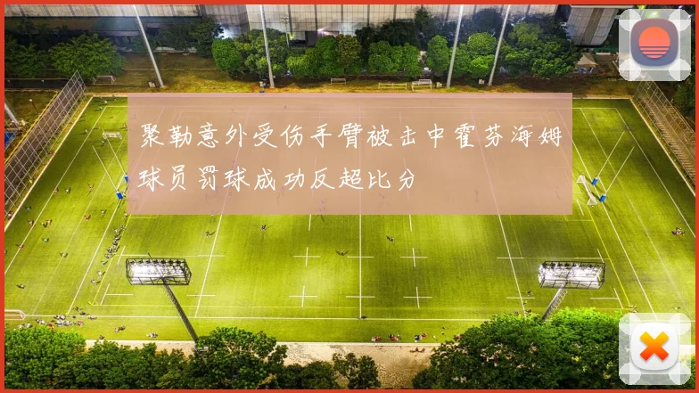 聚勒意外受伤手臂被击中霍芬海姆球员罚球成功反超比分